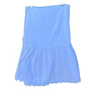 Vintage Lauren Ralph Lauren Brittany White Lace Embroidered Bed Skirt Rare GUC